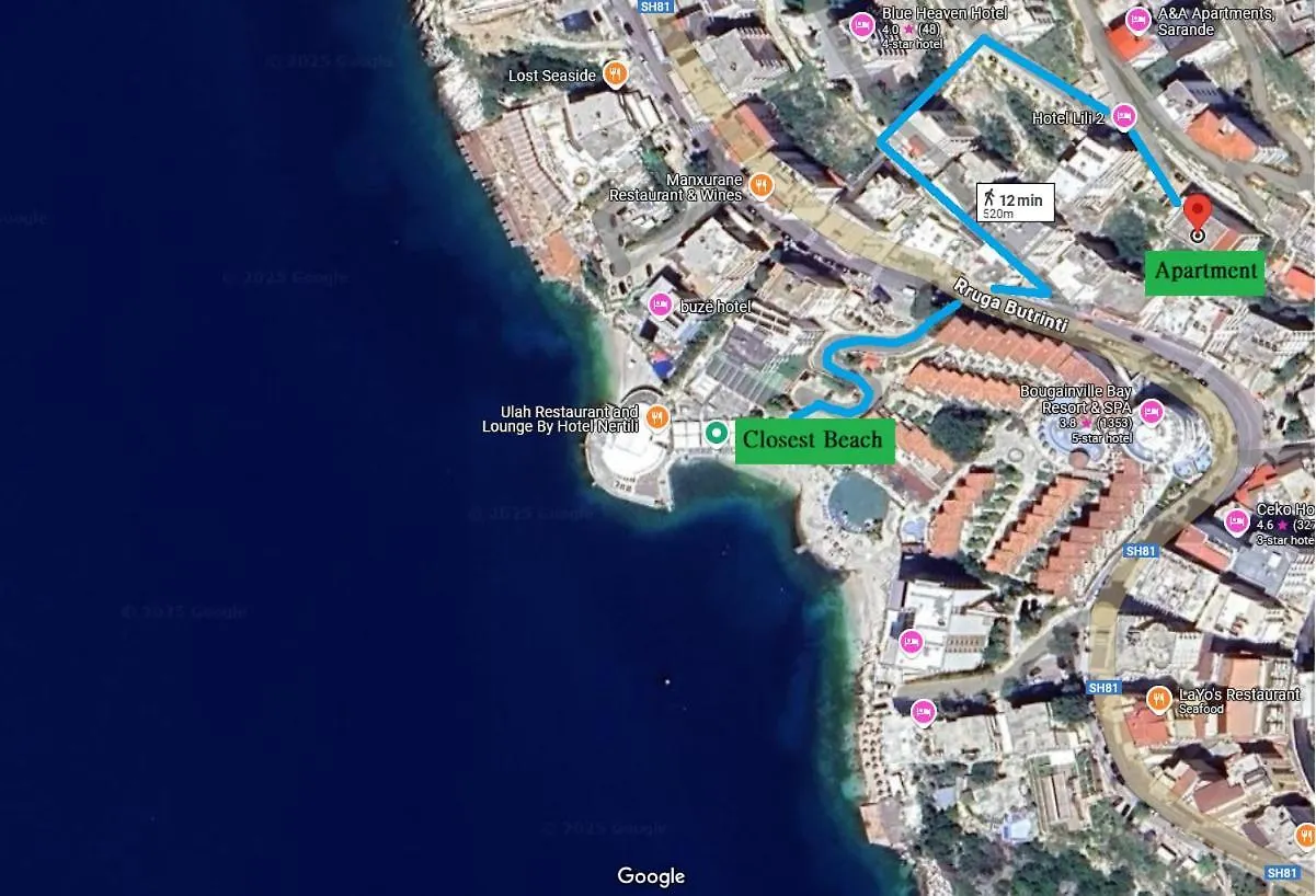 Deep Blue Sea View Apartments Σαράντα